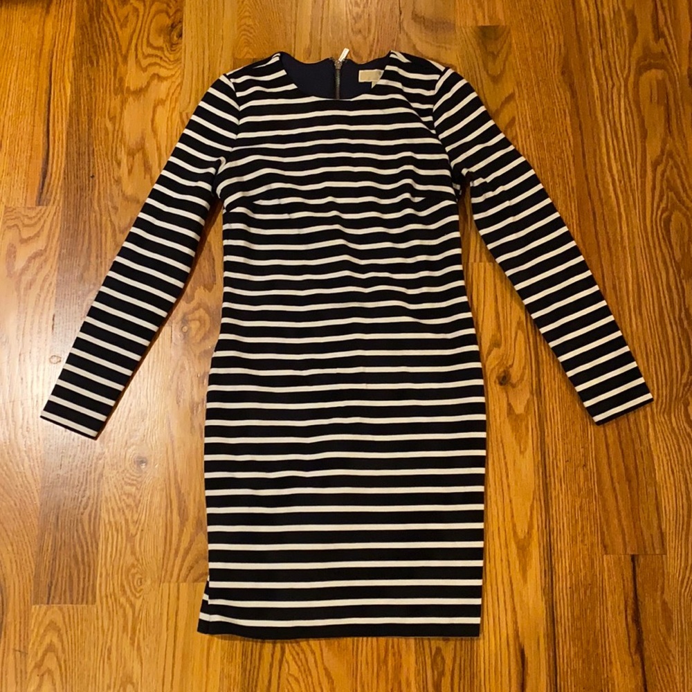 Michael Kors navy and white nautical dress